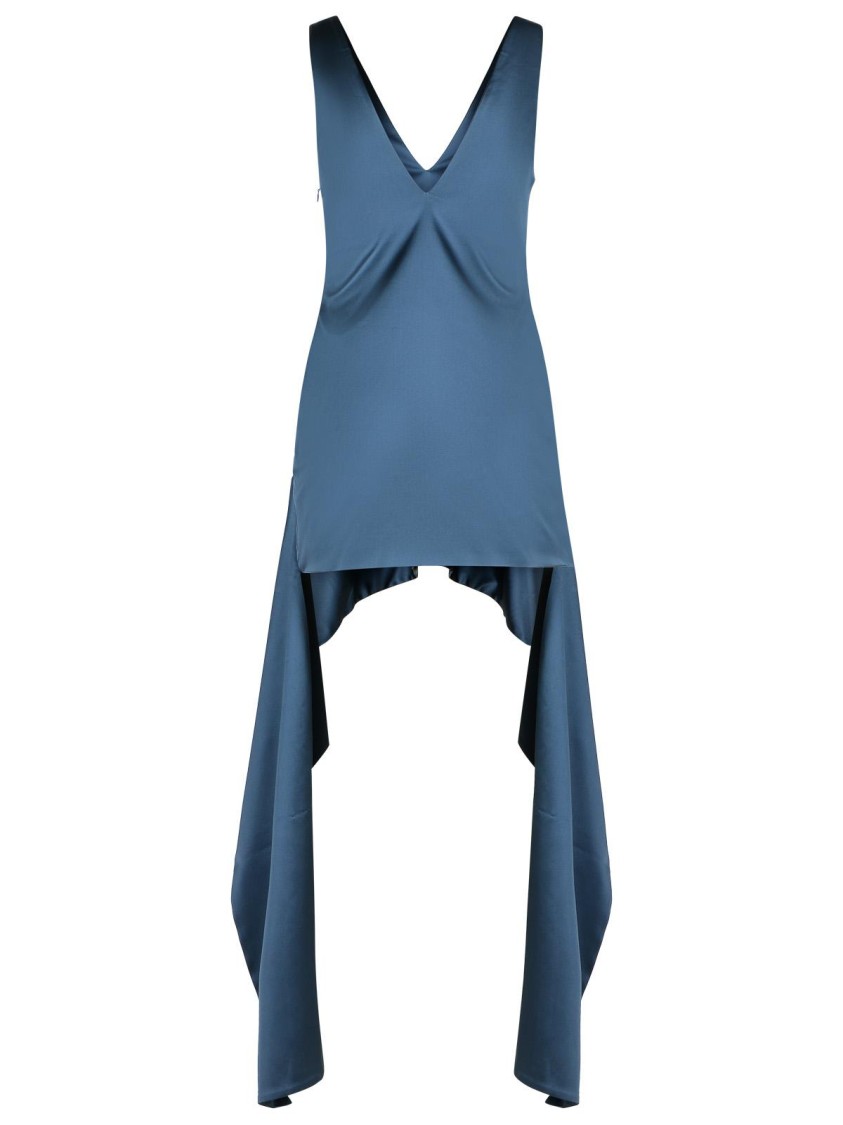 Jw Anderson J. W. Anderson Dress In Blue Acetate Blend In Blue