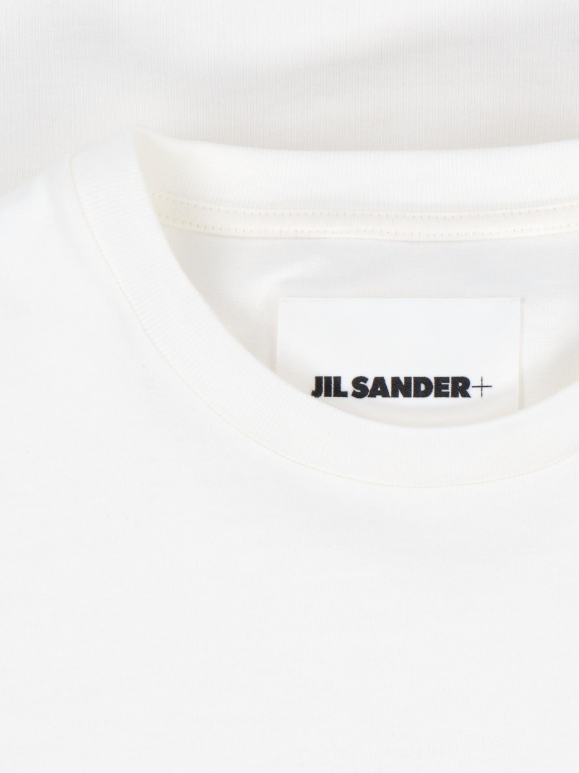 Shop Jil Sander Logo T-shirt – White