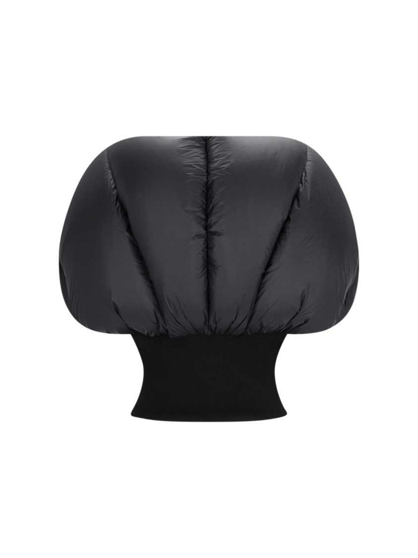 Rick Owens Mini Horus Sl Jkt Down Jacket In Black