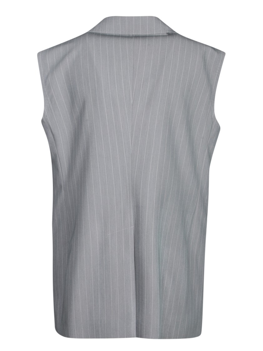 Shop Tagliatore Tailored Double-breasted Vest With Gold Buttons