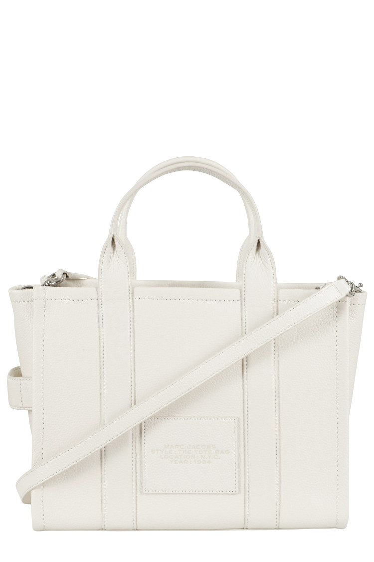 Marc Jacobs Structured Medium Tote With Removable Shoulder Strap In Neutrals