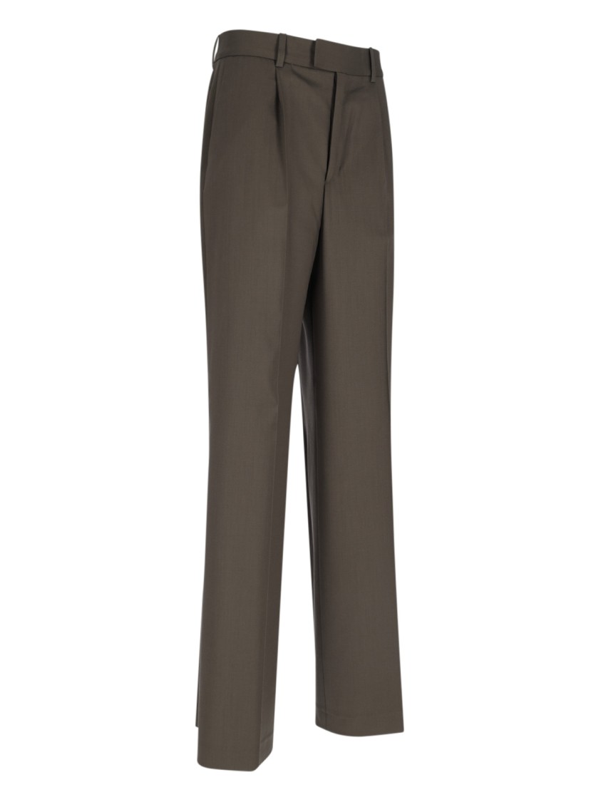 Shop Rohe Róhe Róhe Relaxed Trousers – Brown