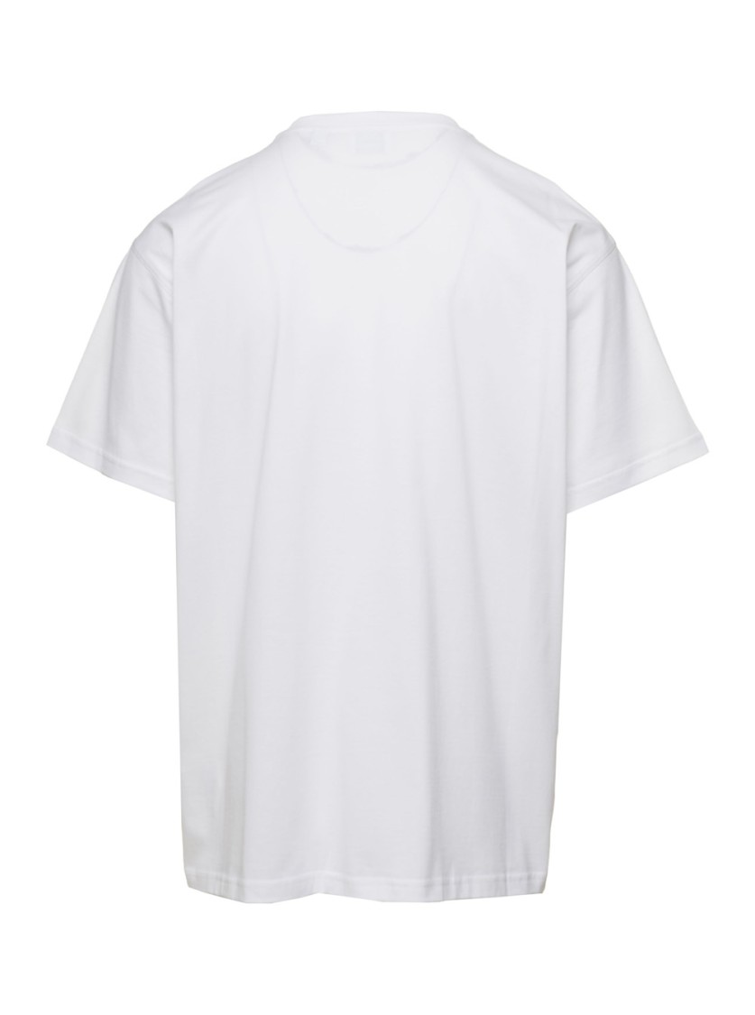 Shop Burberry White T-shirt With Logo