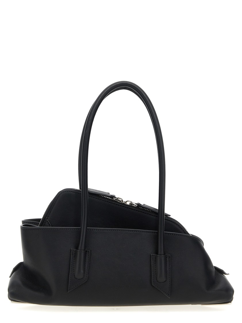 Attico La Passeggiata Small Shoulder Bag In Black
