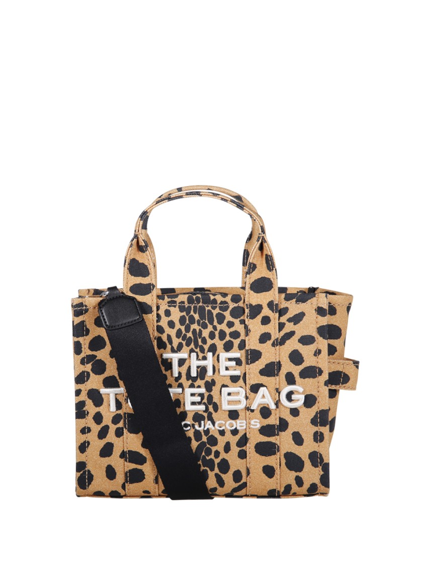 Marc Jacobs The Cheetah Medium Tote Bag Canvas In Brown