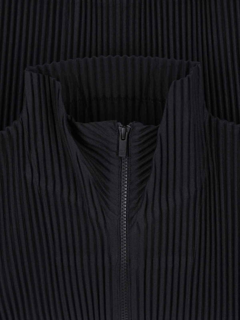 Shop Issey Miyake Homme Plissé "mc March" Pleated Vest – Black