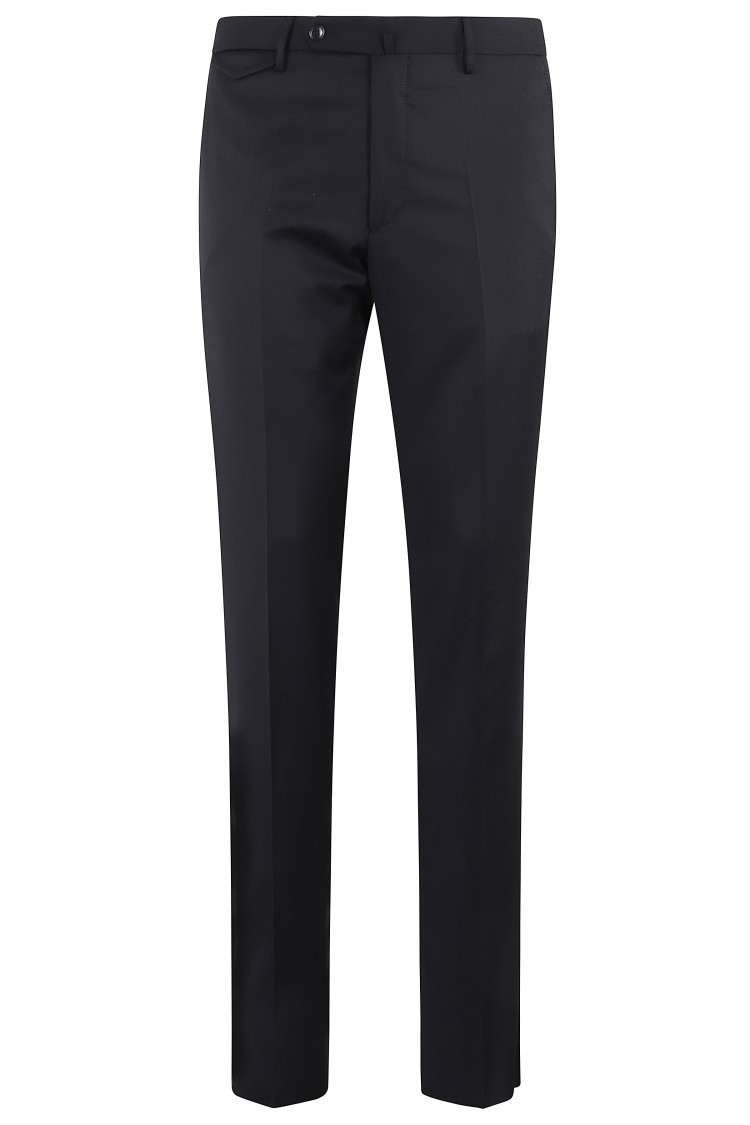 Tagliatore Pantalone Tapered Tag Lana Vergine In Black
