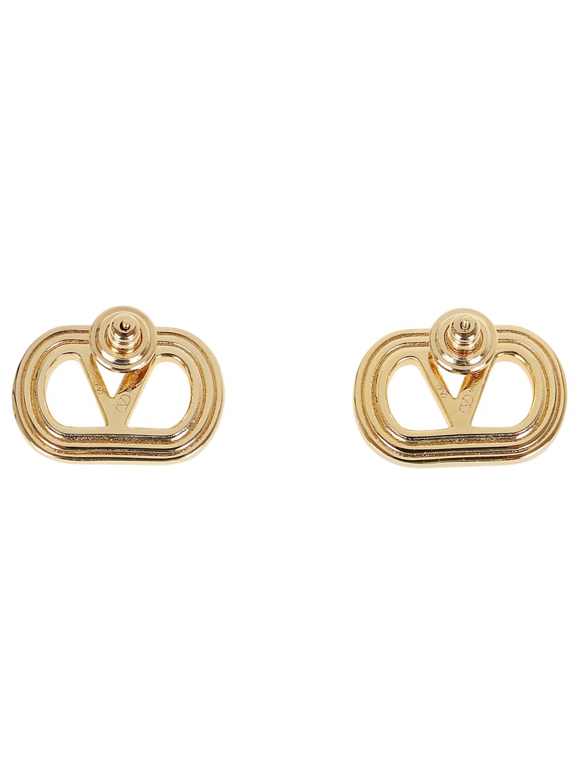 Valentino Gold-tone Metal Earrings In Gold