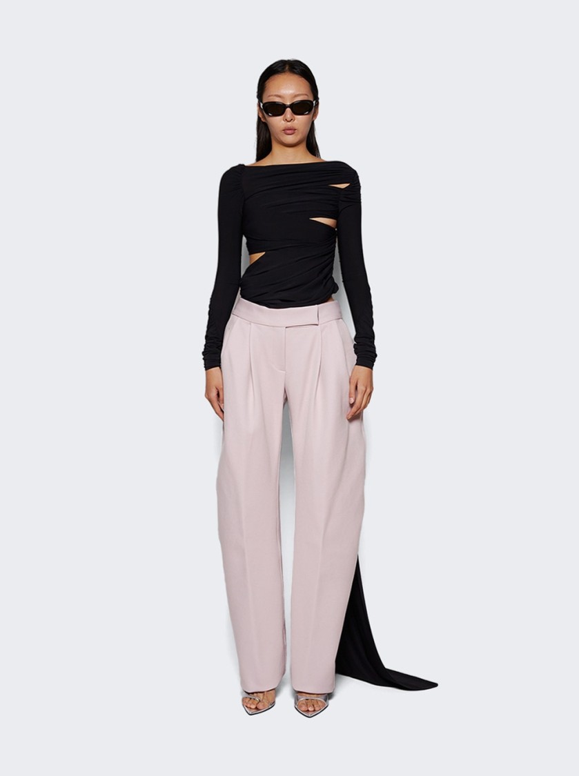 Shop Attico The Asymmetrical Cut Out Top