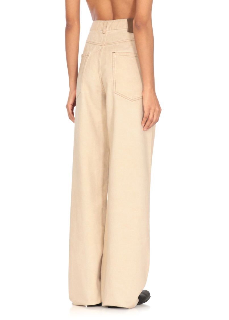 Uma Wang Beige Ball Pants In Neutrals