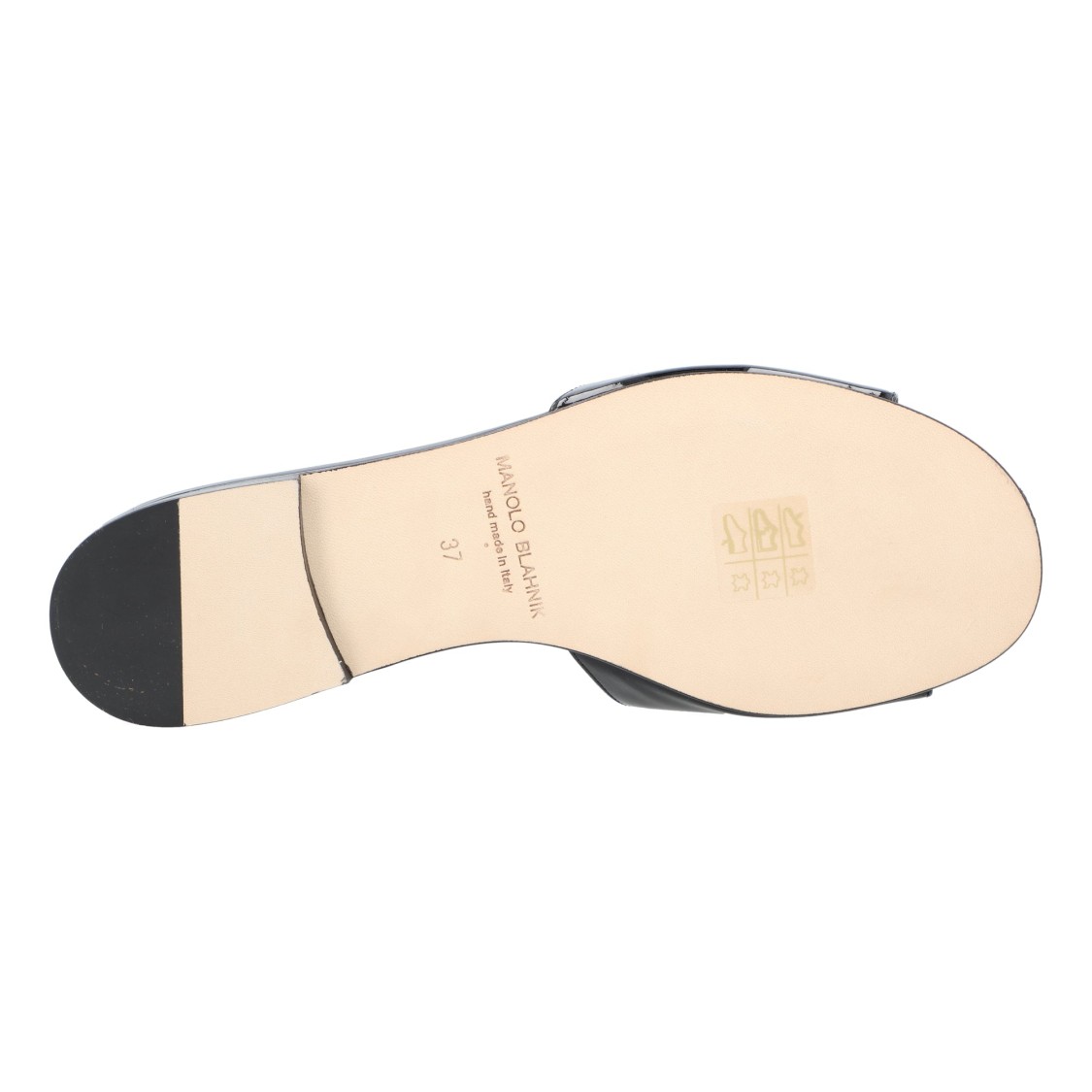 Manolo Blahnik Houramu Flat Black