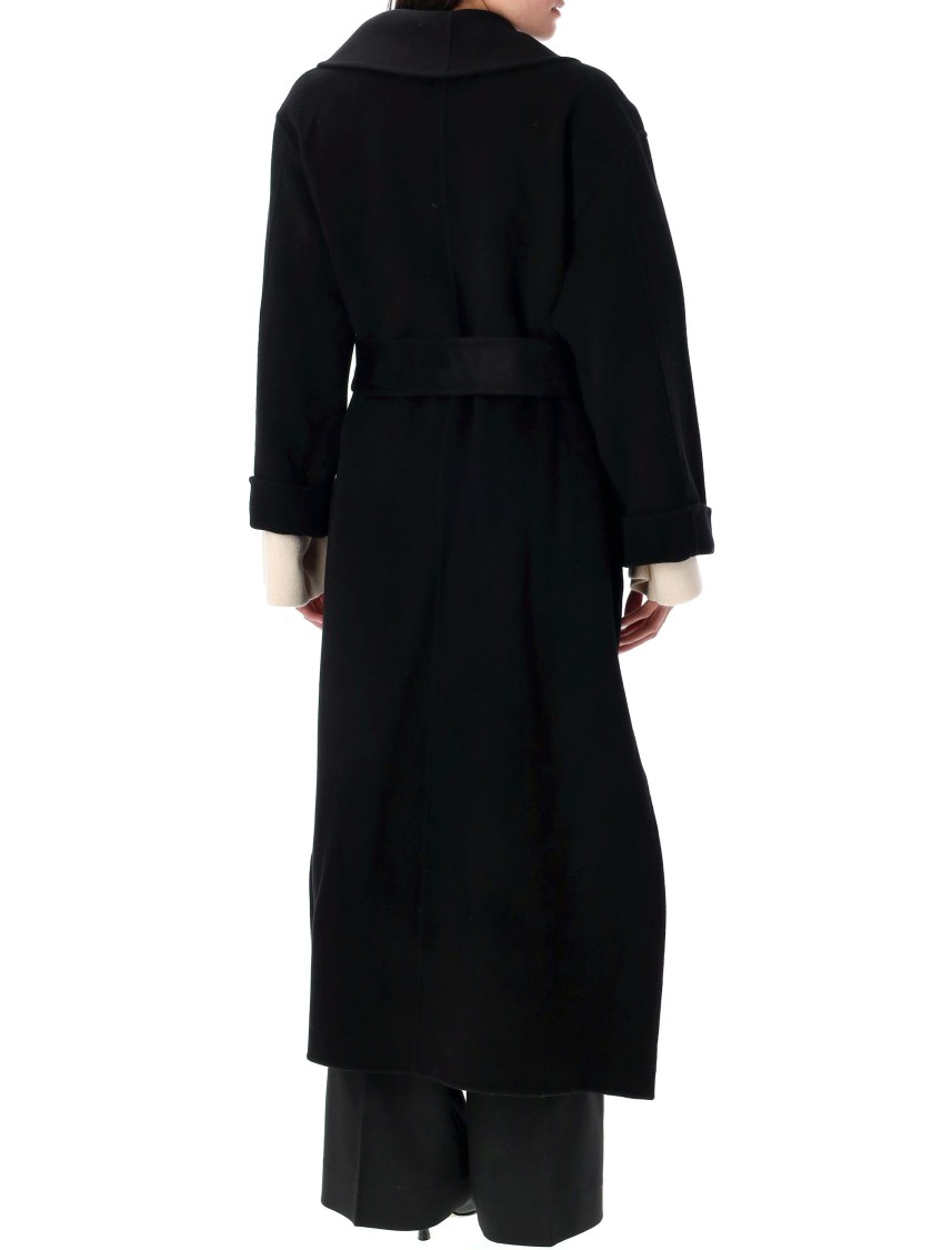 By Malene Birger Trullem Belted Coat In Black