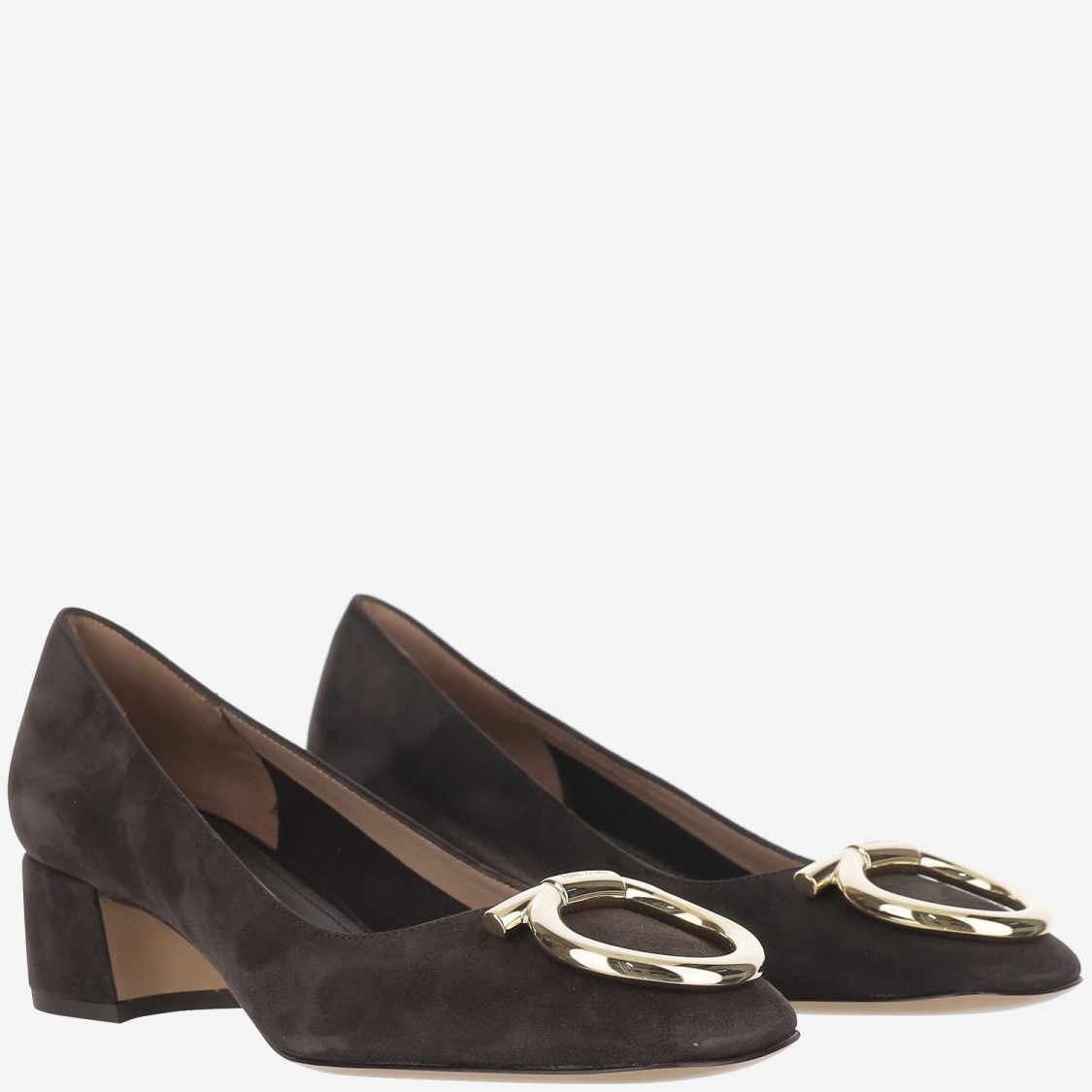 Ferragamo Salvatore Gancini Maxi Pumps In Black