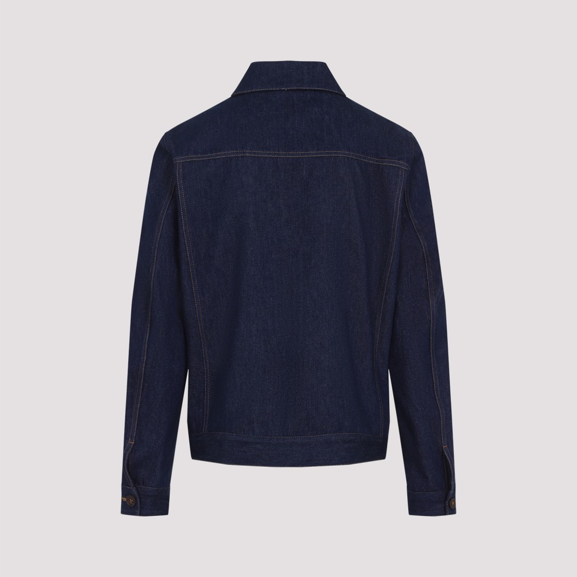 Kiton Cotton Jacket With Pointed Collar And Chest Pockets In Black