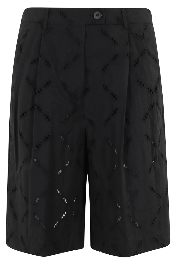 Semicouture Semi Couture Bermuda Shorts With Sangallo Pattern