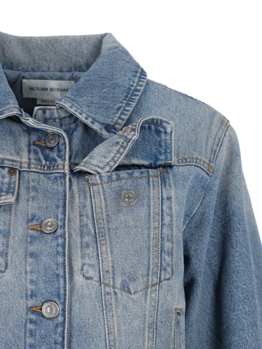 VICTORIA BECKHAM VICTORIA BECKHAM DENIM' JACKET – LIGHT BLUE