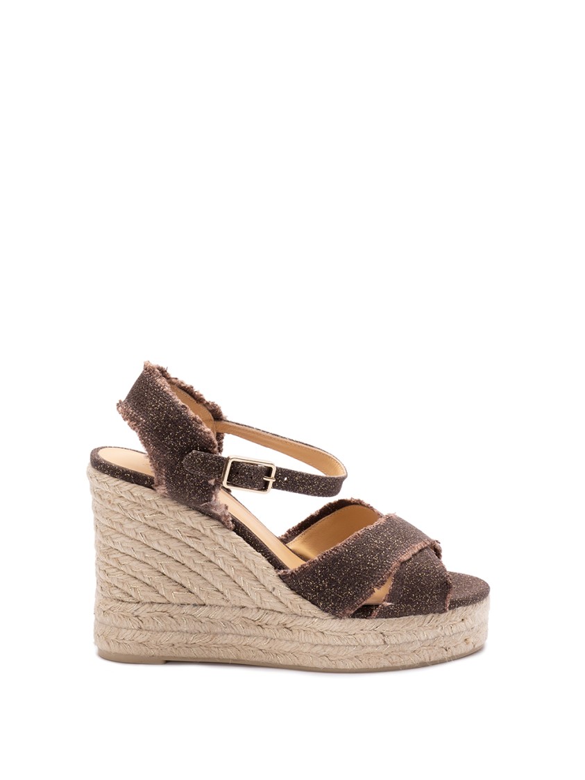 Castaã±er Castañer Bromelia Espadrilles Brown Jute With A Wedge In Brown