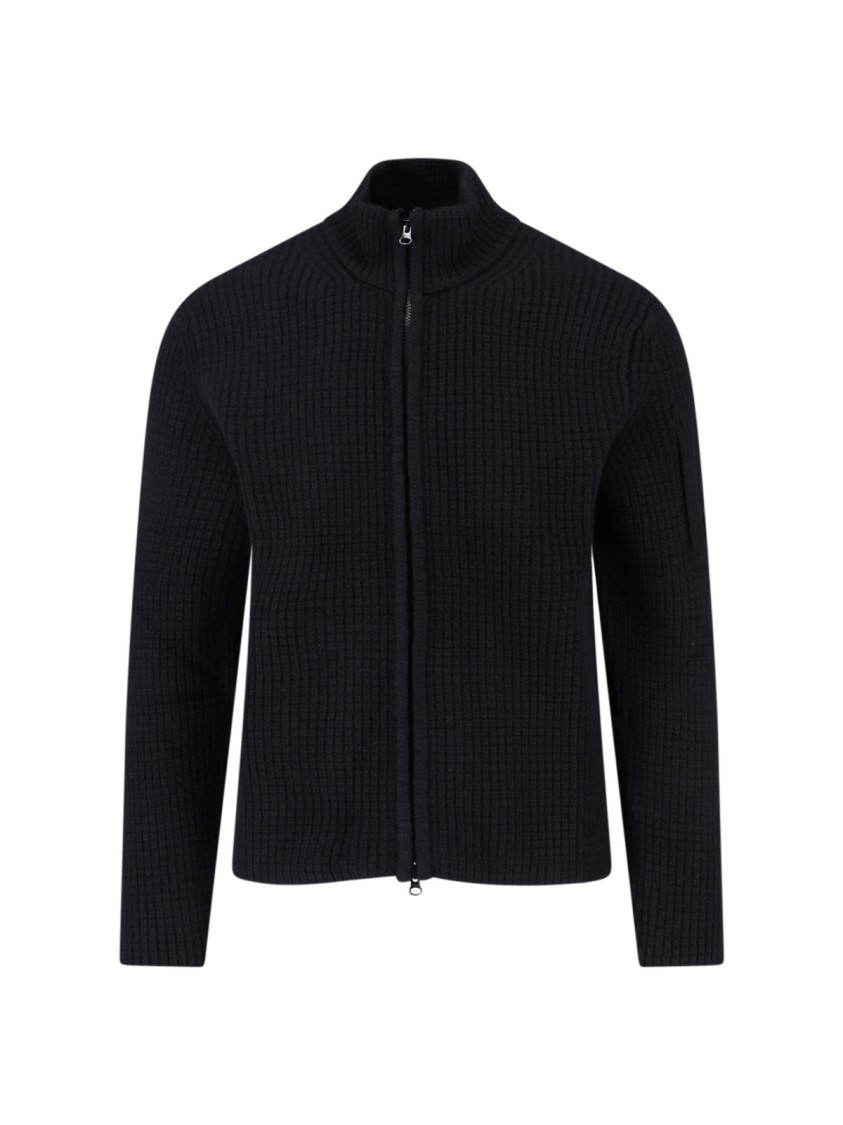 C.p. Company C.p.company Knitwear Crewneck In Black