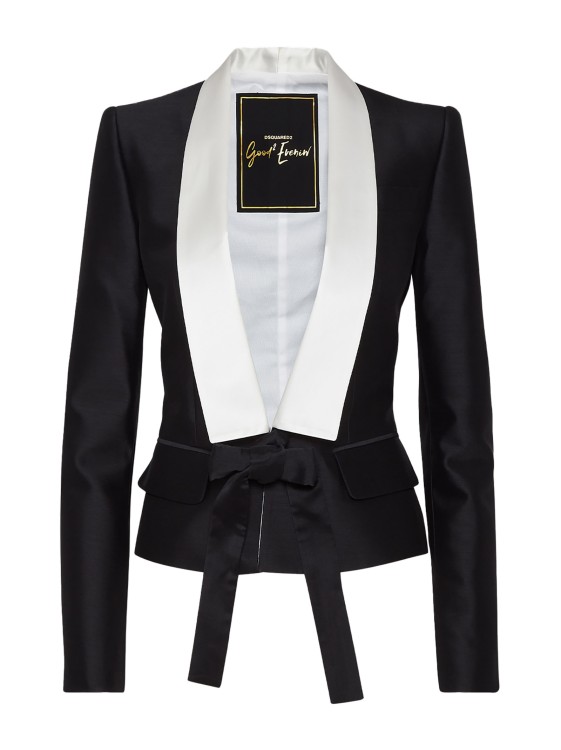 ボトムスその他 Dsquared2 Gatsby Fit Black Virgin Wool And Silk Blazer Dsquared2 Gatsby Fit Black Virgin Wool And Silk Blazer | THE