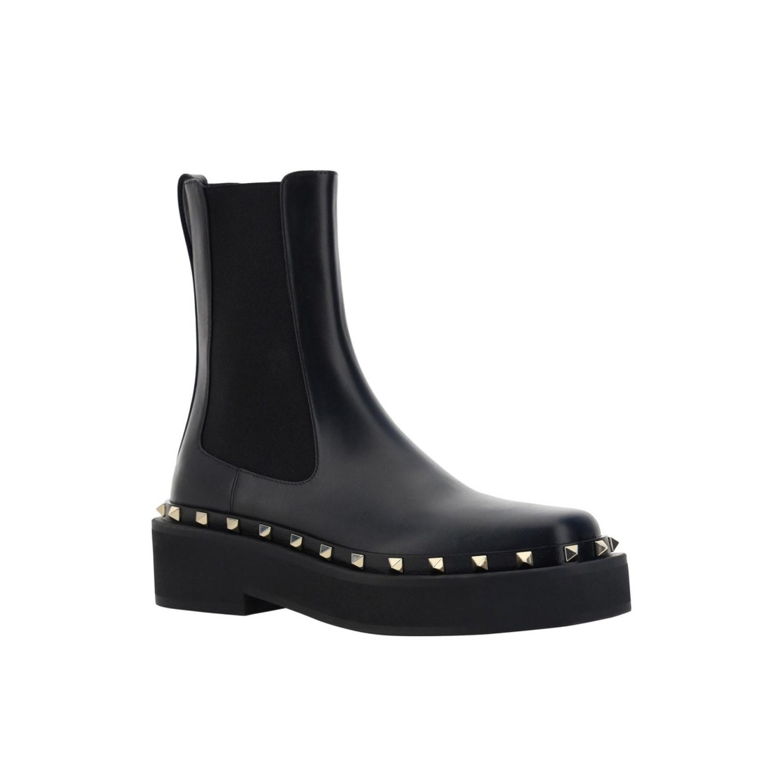 Valentino Garavani Rockstud M-way Ankle Boots In Black