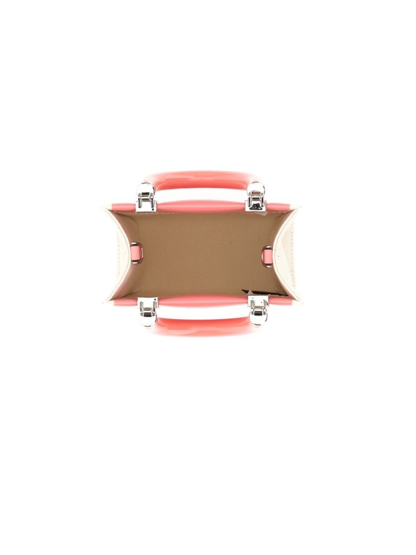 Fendi Vibrant Mini Bag With Rigid Plexiglass Handle