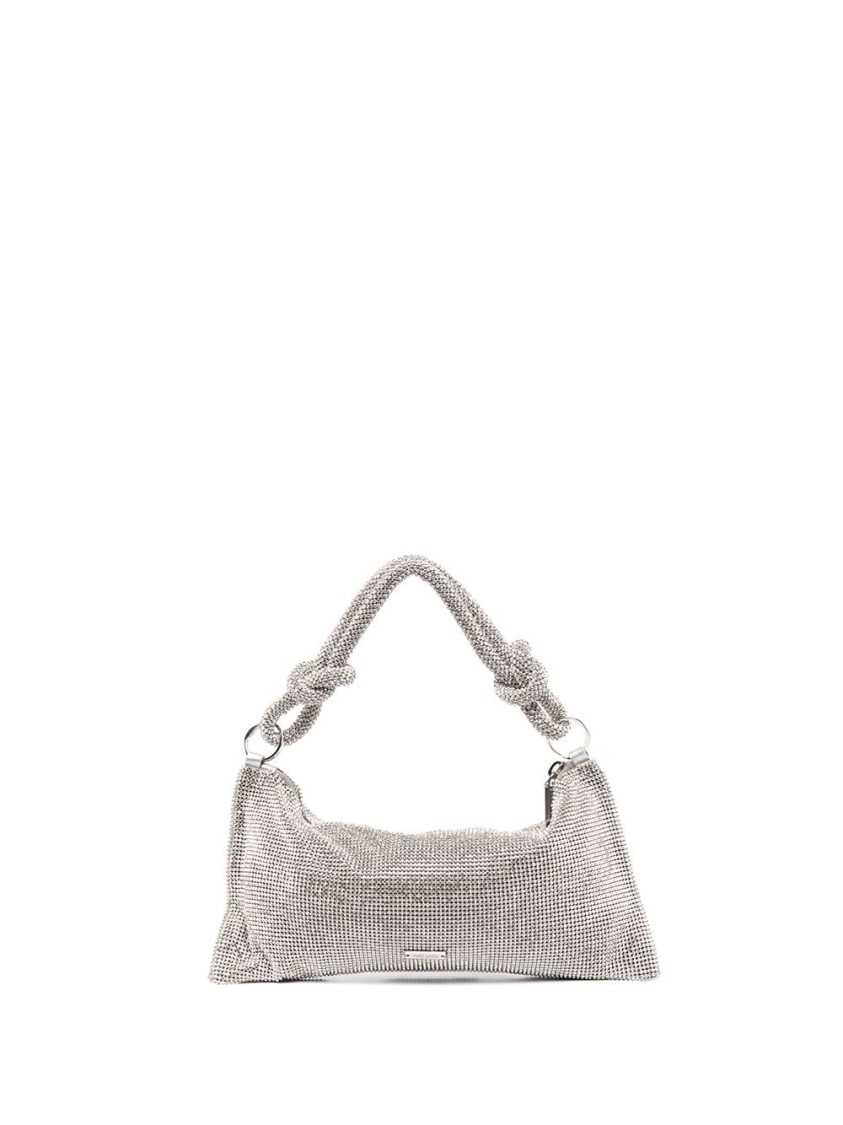 CULT GAIA CULT GAIA HERA BAG WITH HIGH-SHINE FINISH AND KNOT DETAIL 