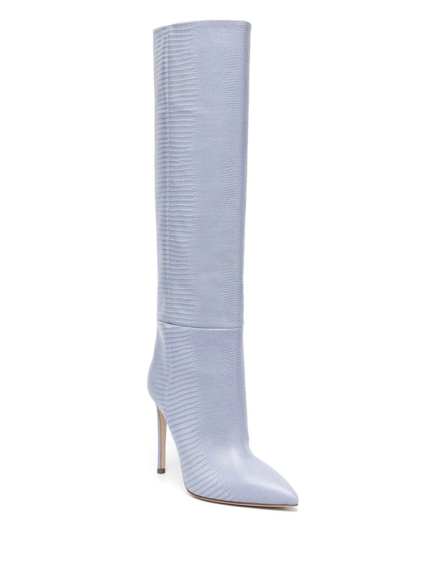 Paris Texas Stiletto Boot In Blue