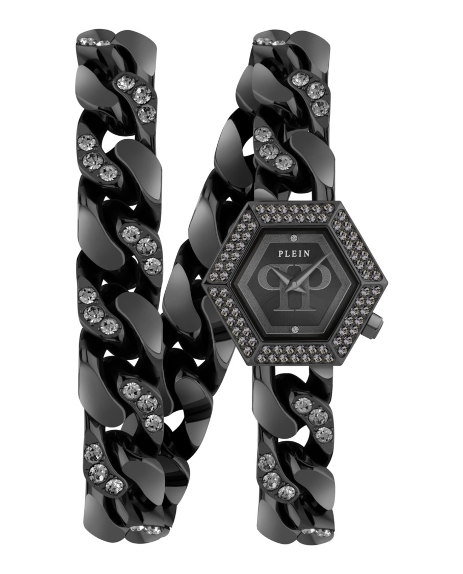 Philipp Plein The Hexagon Groumette Crystal Watch
