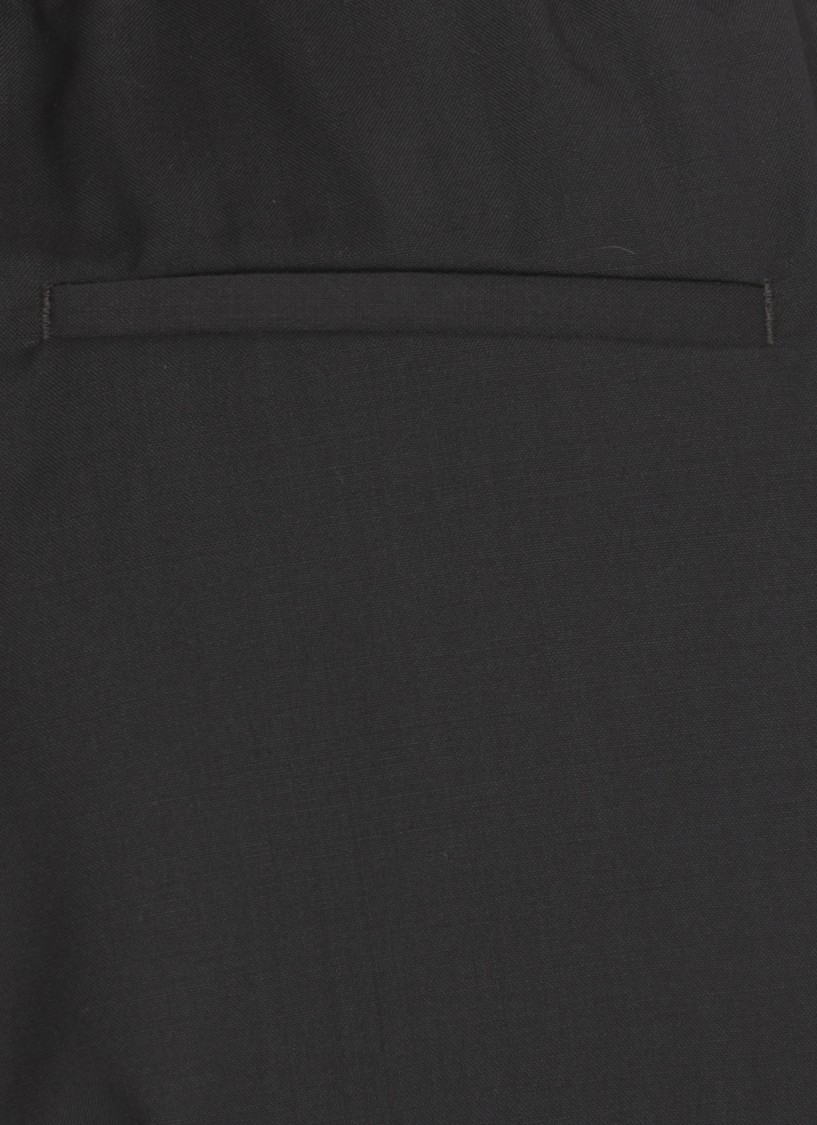 Peserico Elastic Waist Casual Pants In Blue