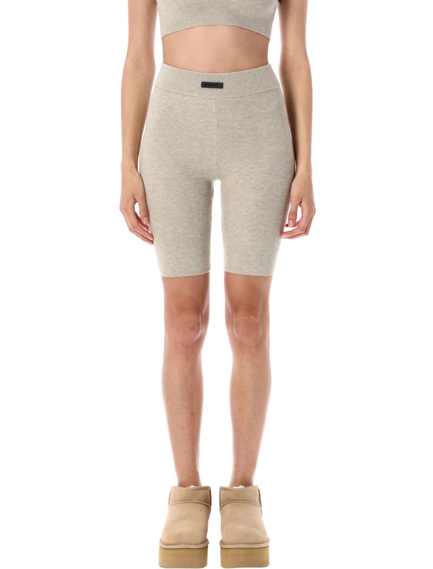Fear Of God Snug-fit Knit Biker Shorts With Elastic Waistband
