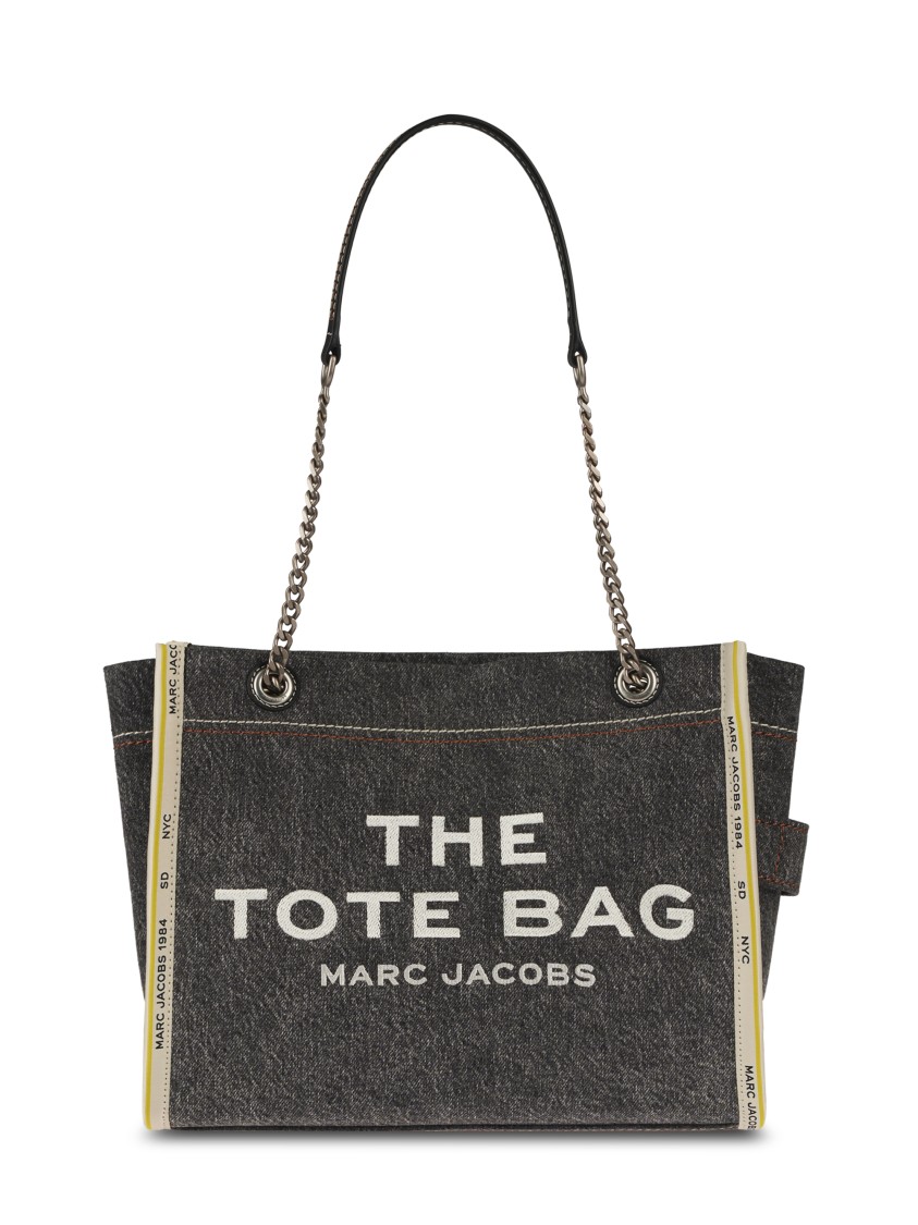 Marc Jacobs Medium Grey Tote With Structured Silhouette