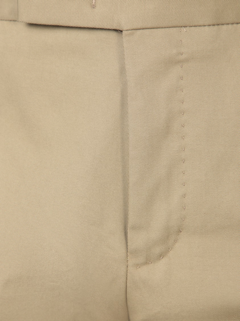 Pt Torino Pant Stretch Cotton Loops Belt In Green