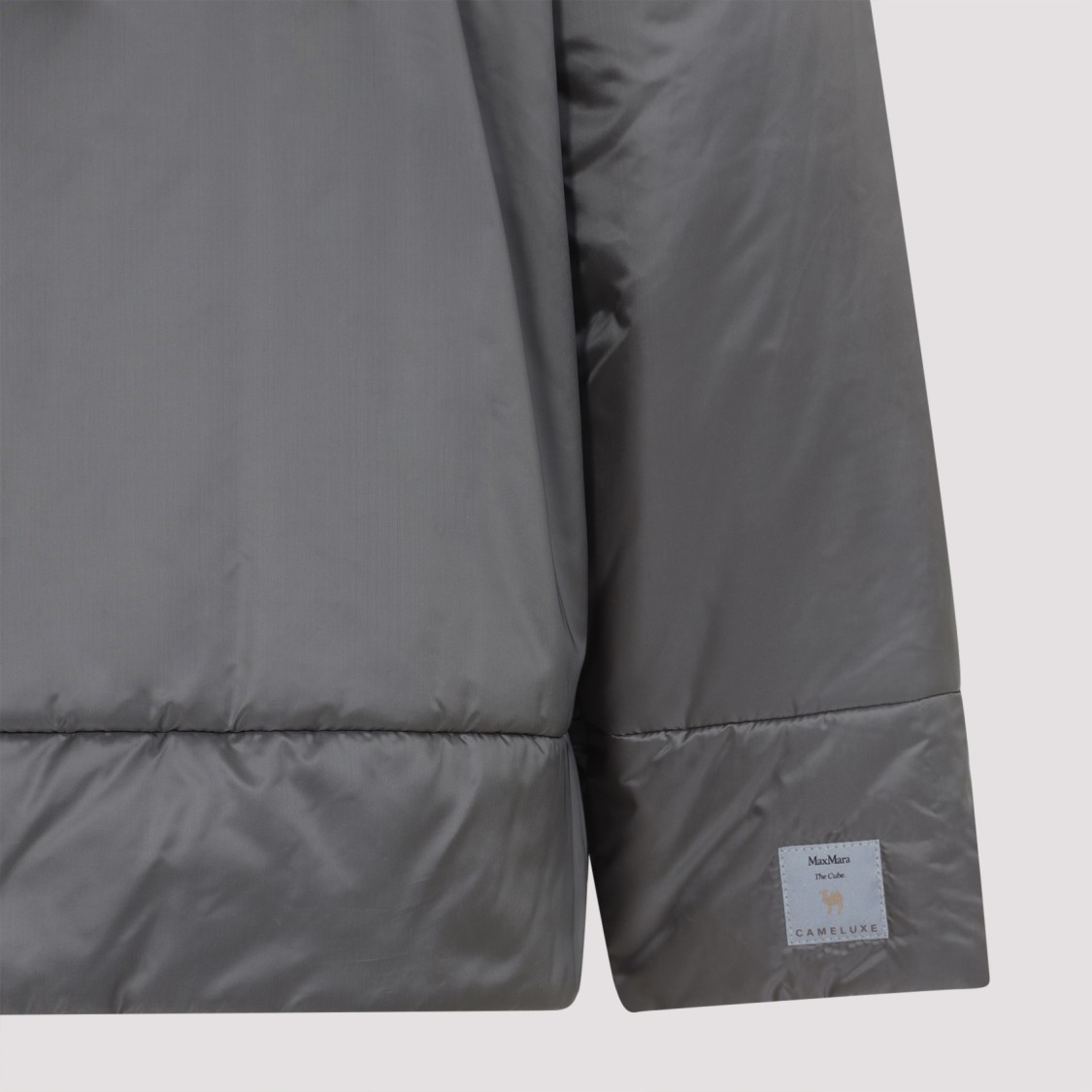 Max Mara Grey Daria Down Jacket In Multi