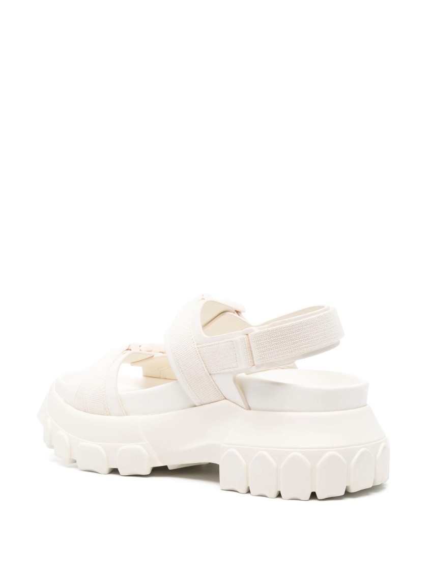 Rick Owens Tractor Sandals In White