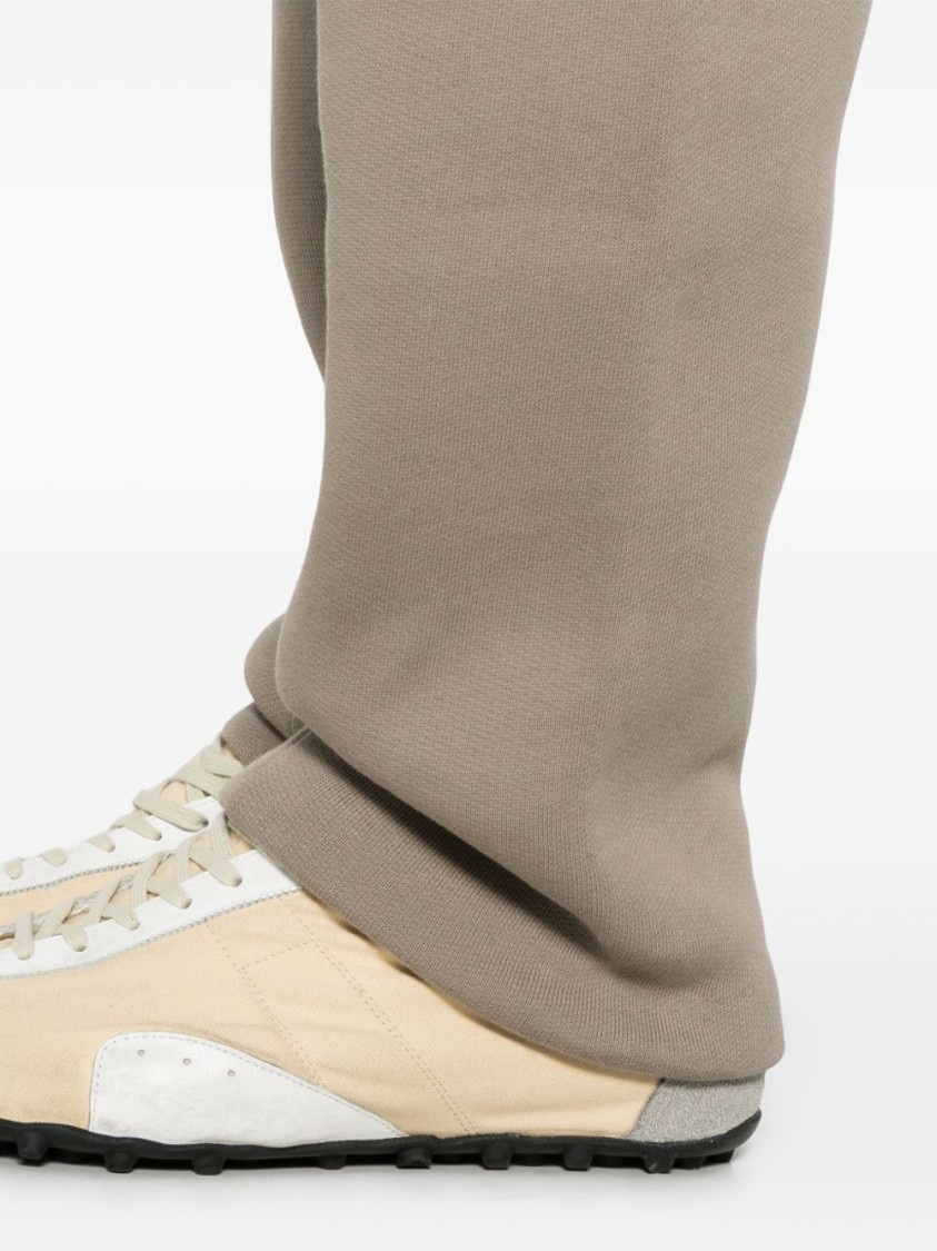 Shop Fear Of God Light Brown Cotton Drawstring Sweatpants