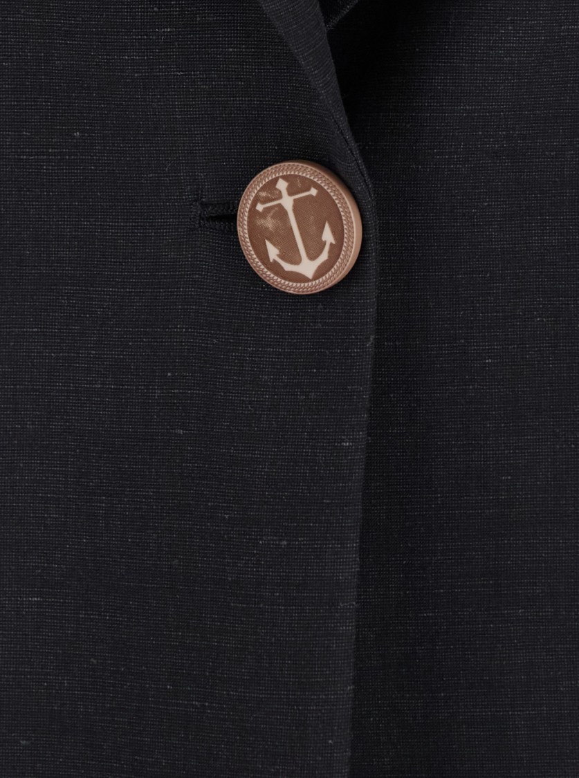Shop Merci Black Jacket With Classic Lapels