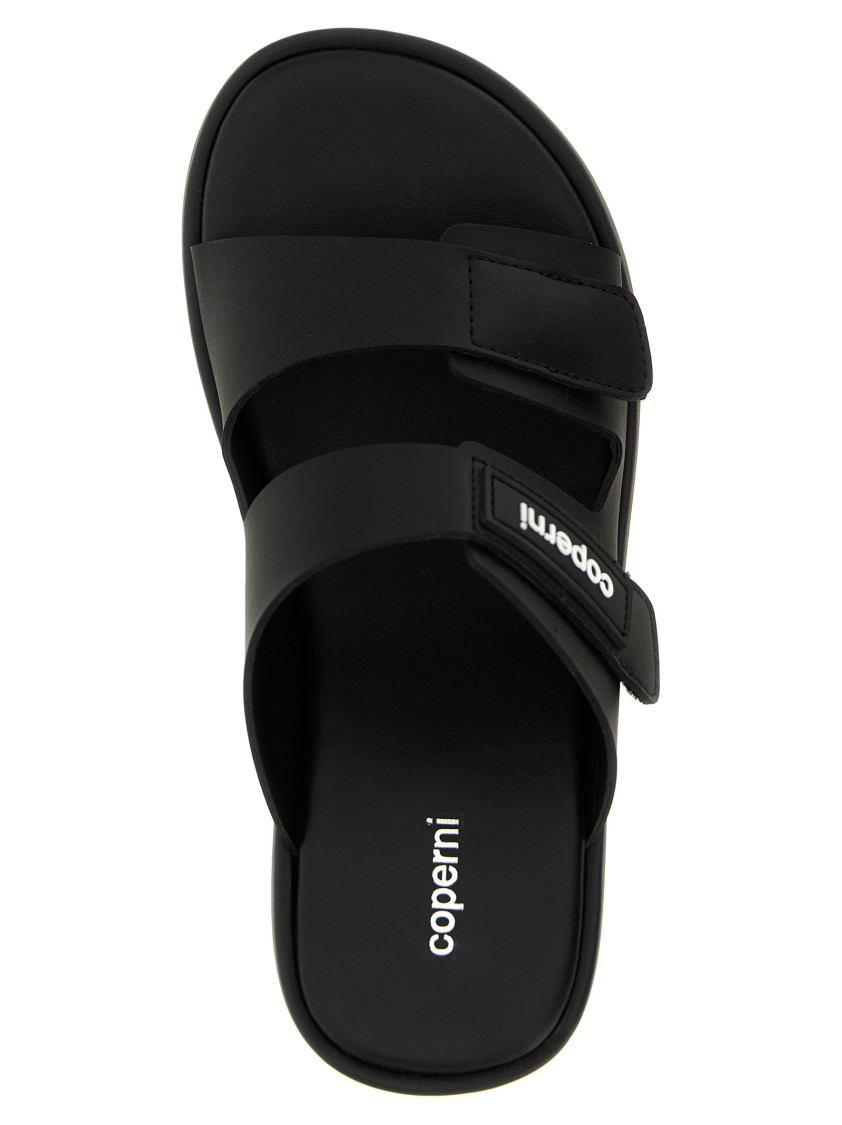 Coperni Patch Wedge Sandal' Wedges In Black