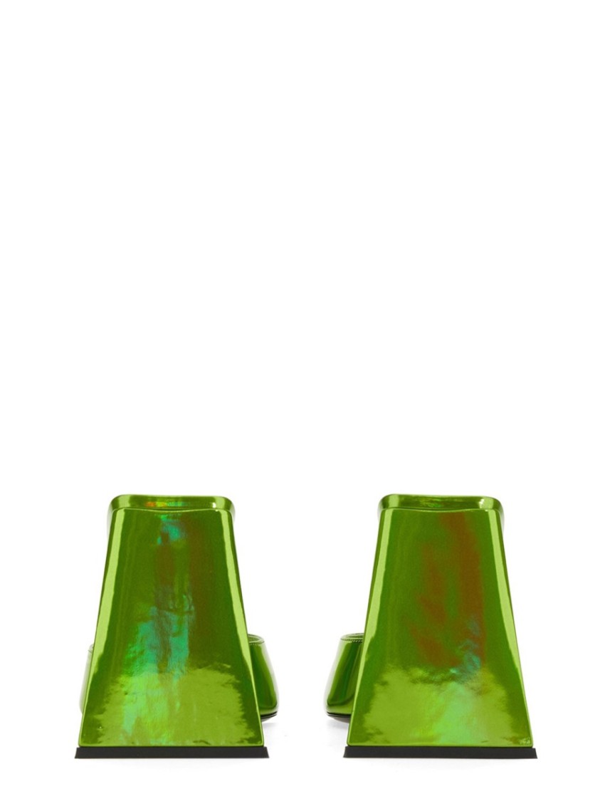 Shop Attico The Mule Devon In Green