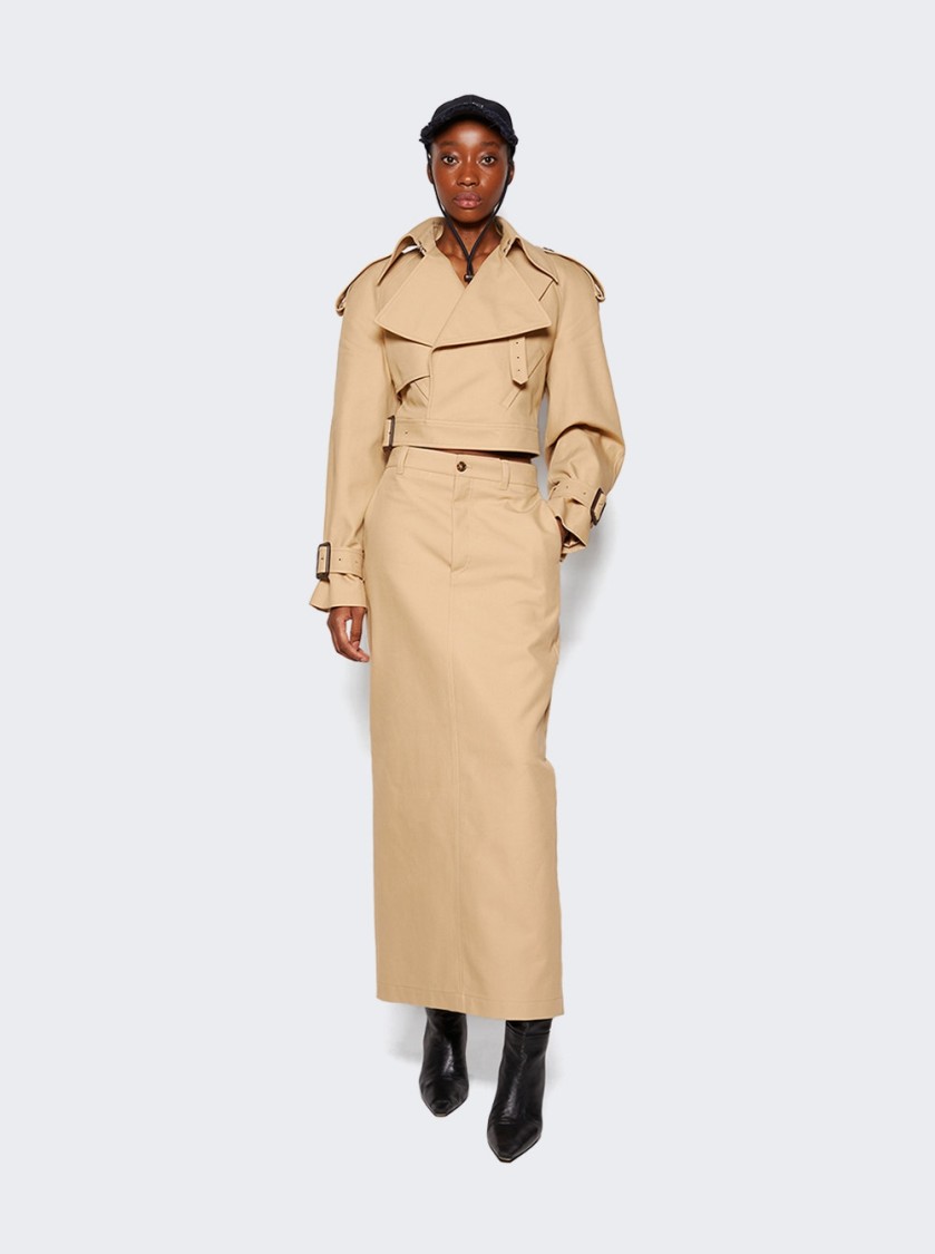 Shop Wardrobe.nyc Drill Column Skirt
