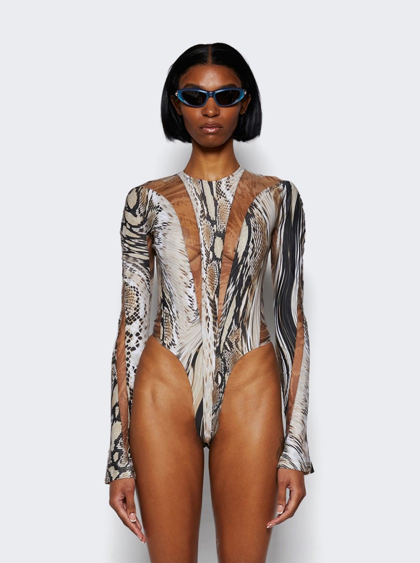 Mugler Illusion Bodysuit