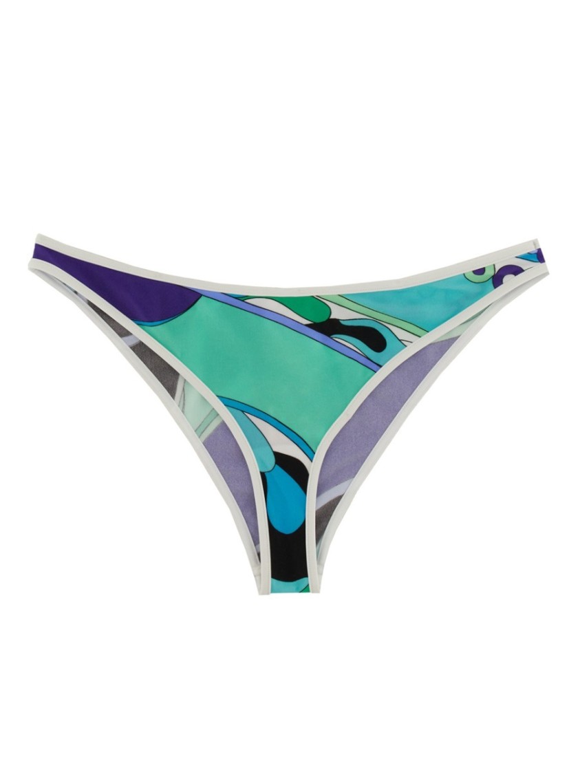 Pucci Vibrant Abstract Print Bikini Briefs