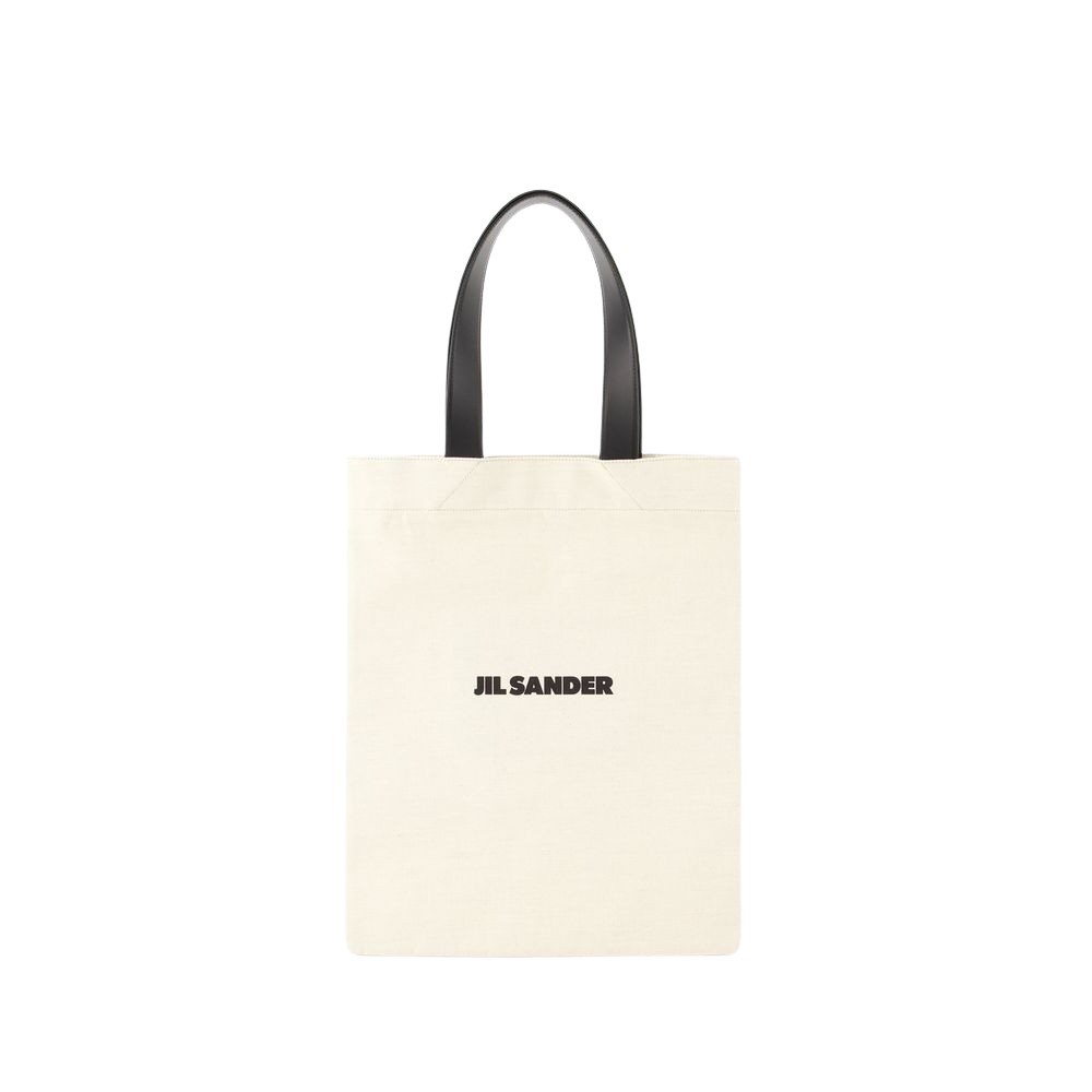 Jil Sander Book Tote Bag - Cotton - Beige