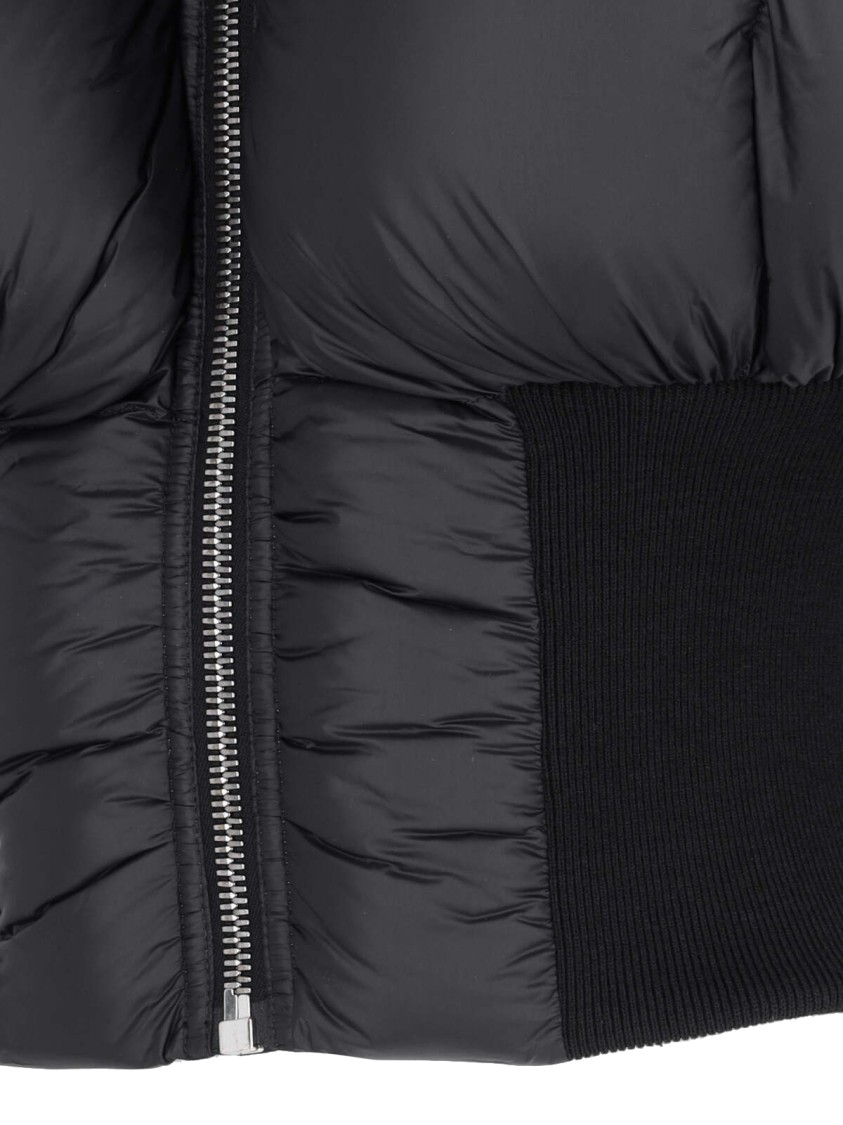 Rick Owens Mini Horus Sl Jkt Down Jacket In Black