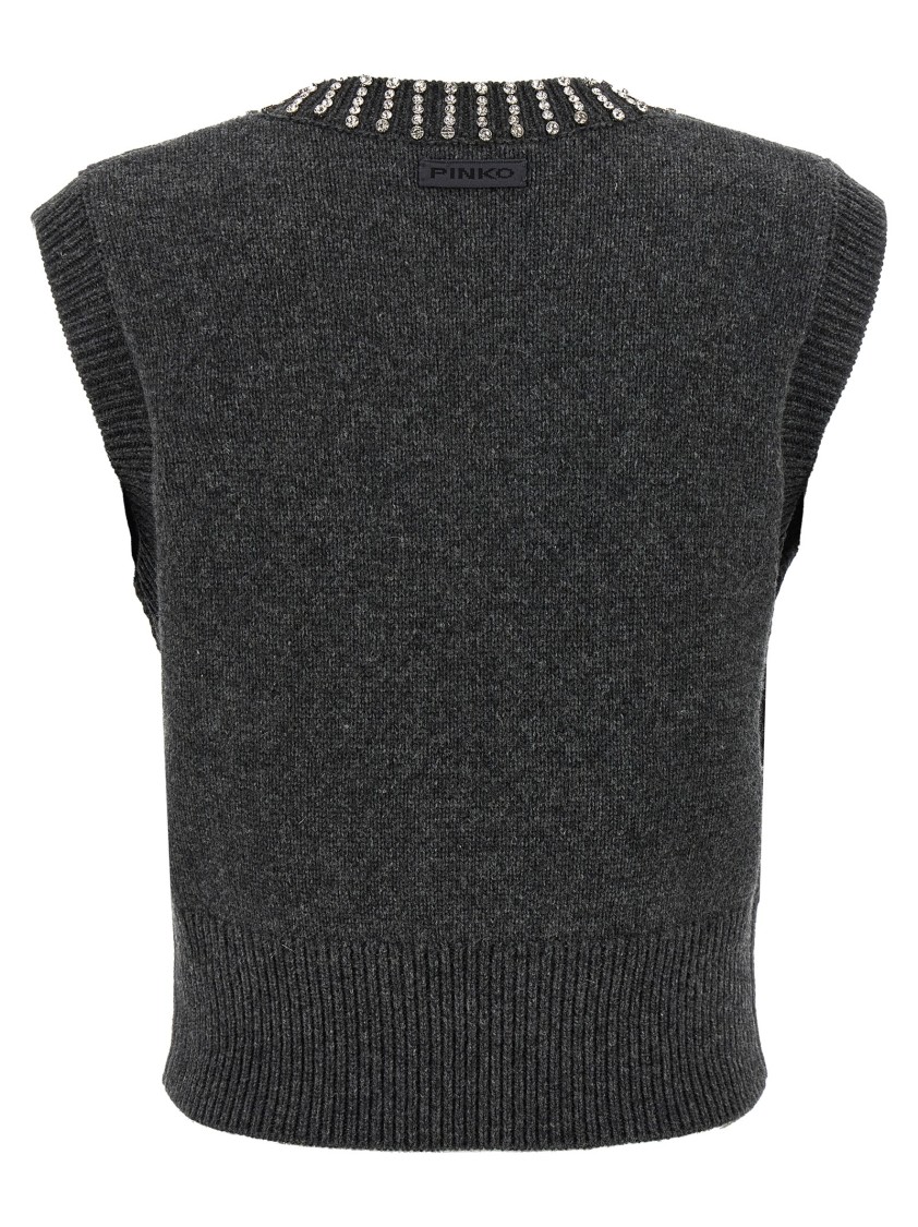 Pinko 'ponziane' Vest In Green