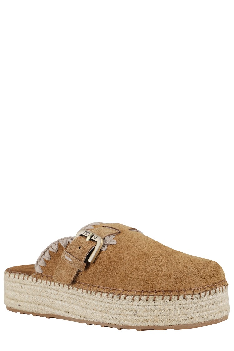 Shop Mou Clogs Jute In Brown