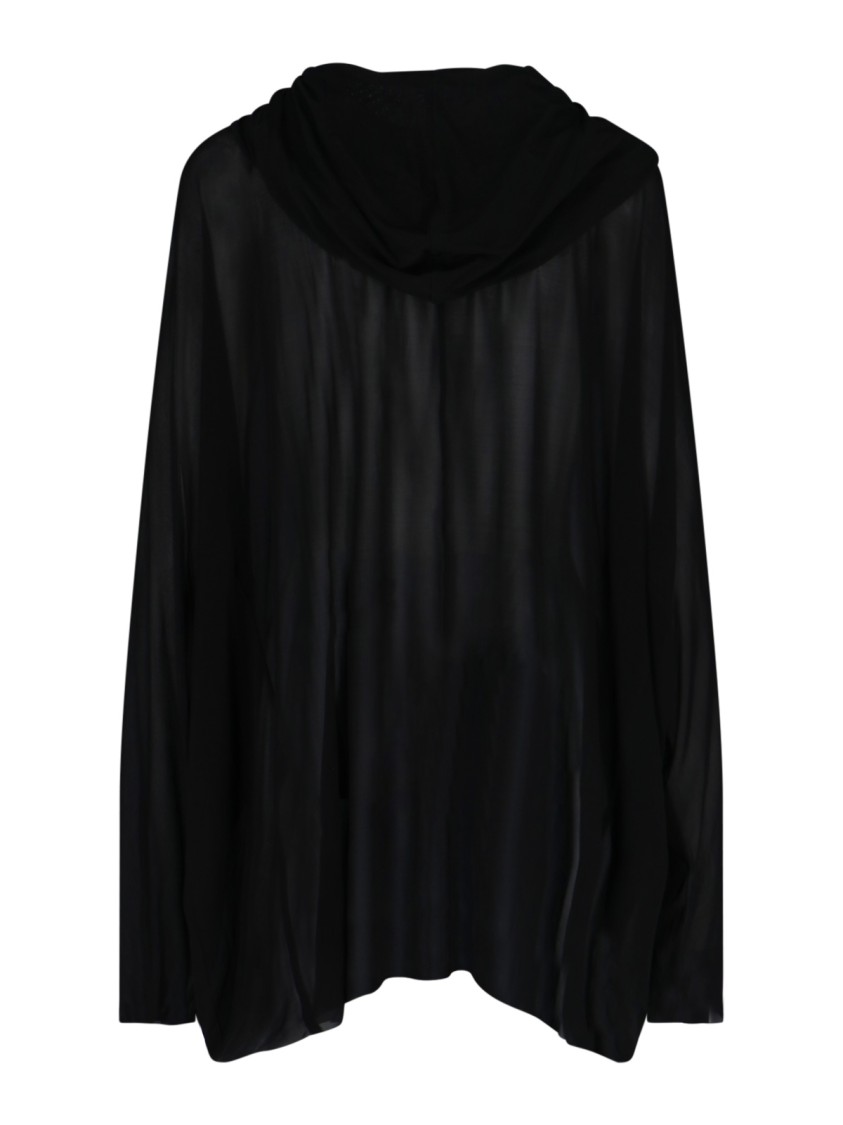 Shop Rick Owens Hooded Tunic – Black