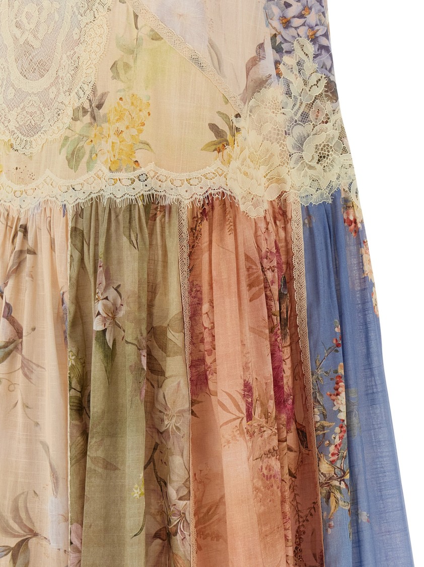 Zimmermann 'cascadian' Dress In Neutral