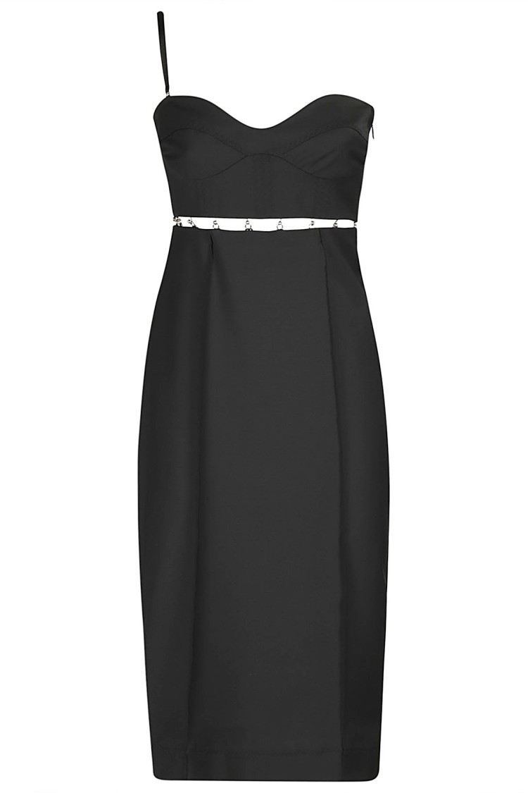 ANNA OCTOBER ANNA OCTOBER MID-LENGTH SHEATH DRESS WITH SWEETHEART NECKLINE