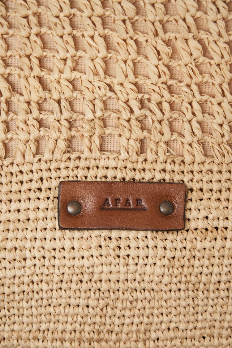 AFAR AFAR BAACO' RAPHIA TOTE BAG 
