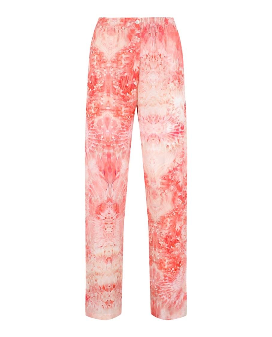 Alexander Mcqueen Floral Print Pajama Pants Wide | THE LIST
